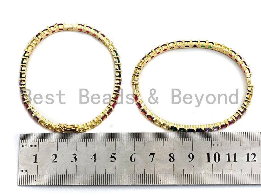 Large CZ Buckle Bracelet, Sku#X37