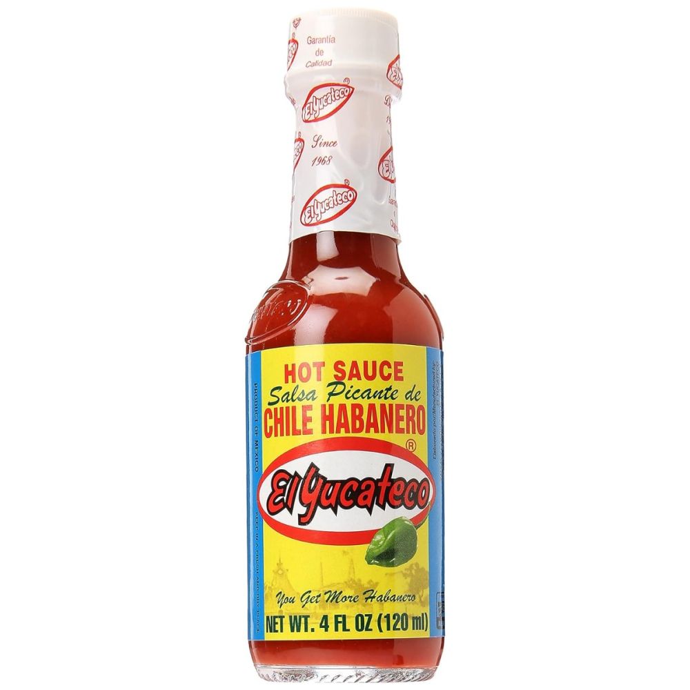 EL YUCATECO: Red Habanero Hot Sauce, 4 oz