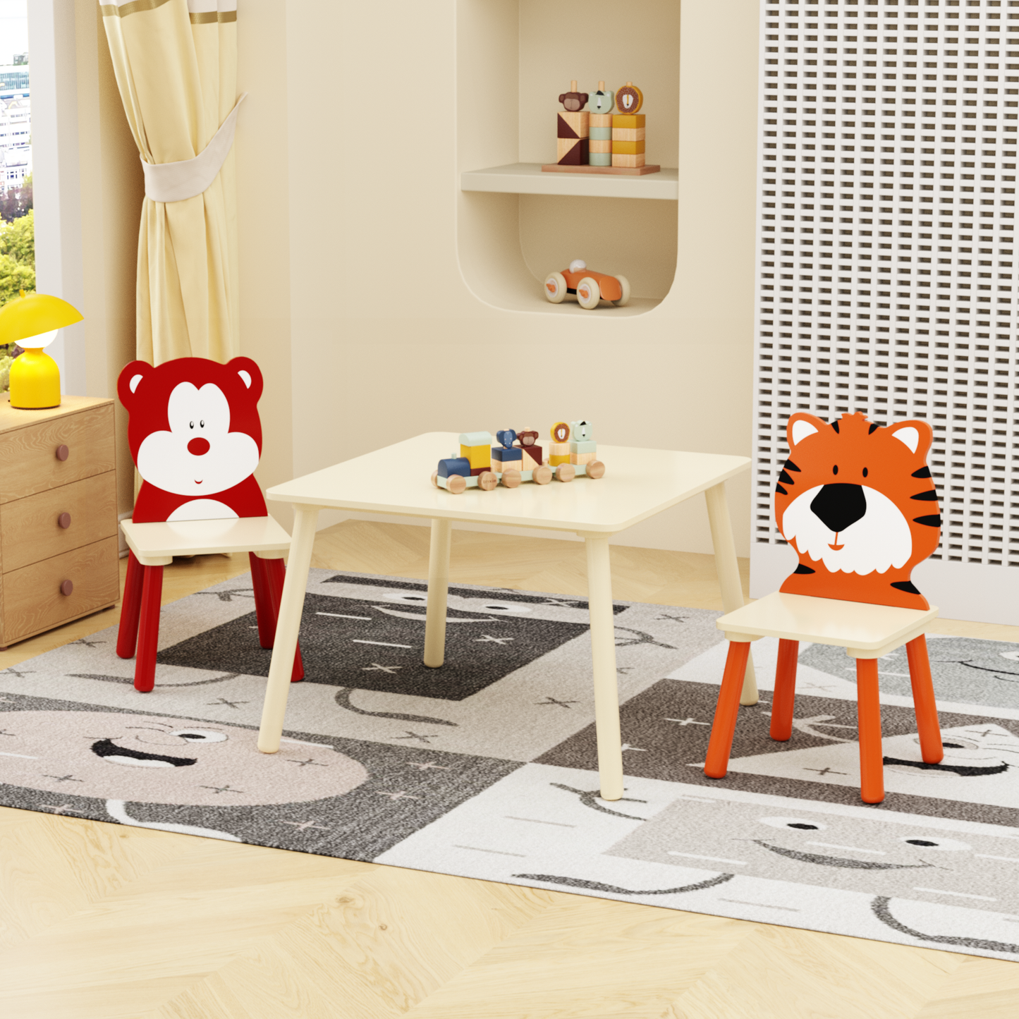 Kids Table and 2 Chairs Set
