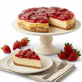 Andy Anand Gluten-Free Strawberry Cheesecake, 9-Inch, 3.4 lb – Freshly Baked, California Cream Cheese, No Preservatives, Birthday Gift Box