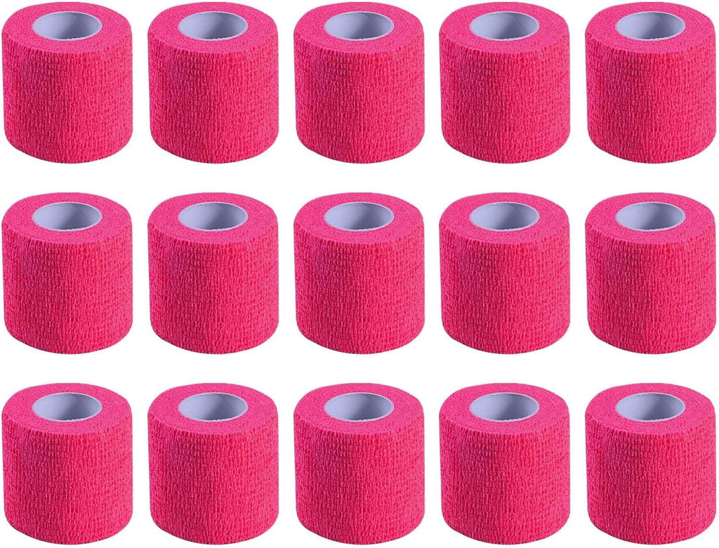 Self Adherent Cohesive Bandages Wrap 2" x 5 Yards, 12 Rolls