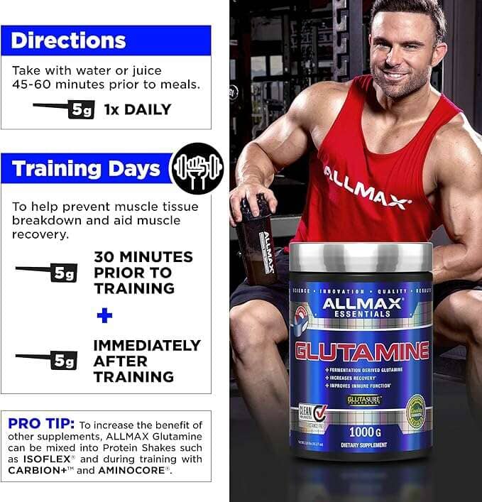 Allmax Glutamine, 80 Servings