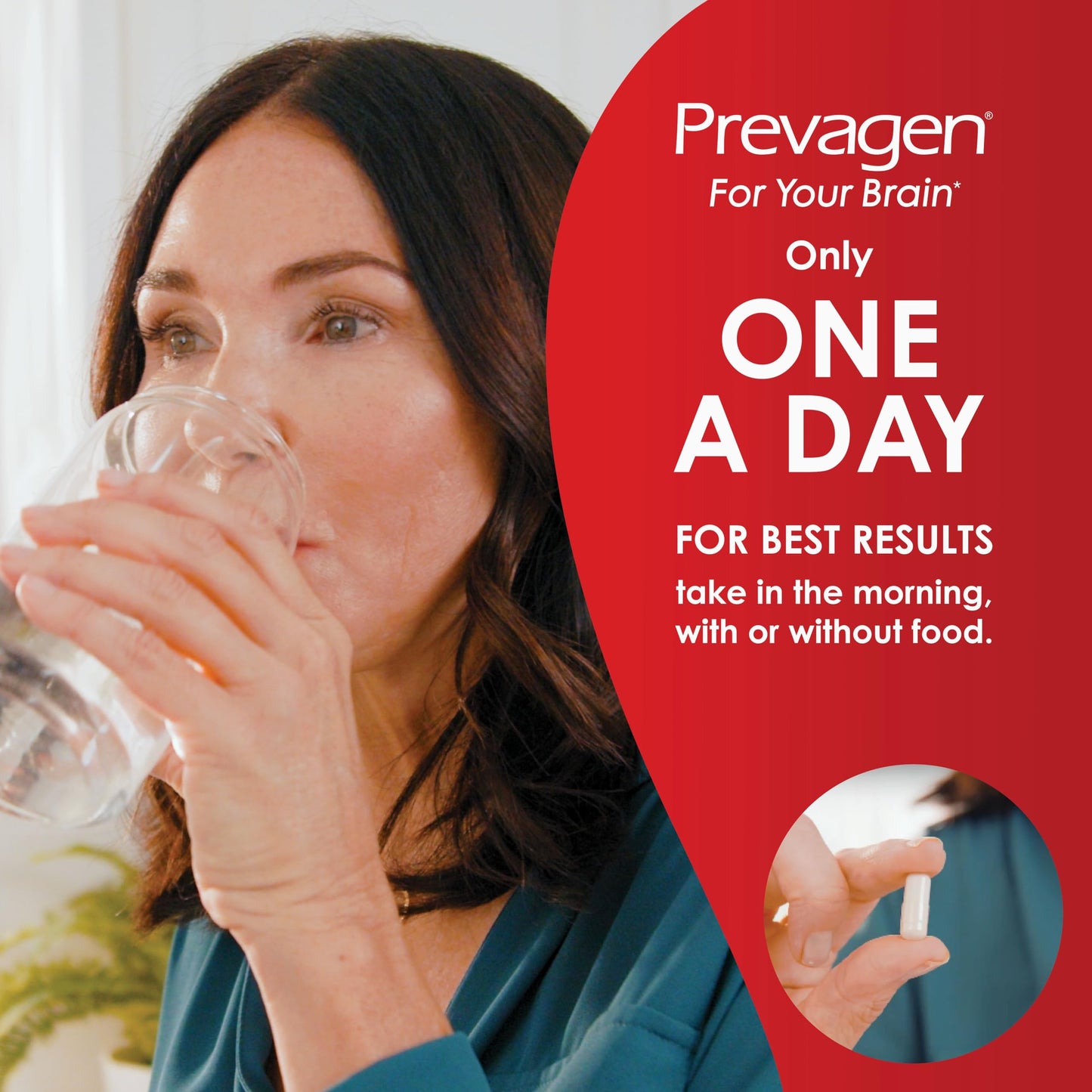 Prevagen Extra Strength , 60 Capsules For Your Brain, 2 Month Supply, 20mg Apoaequorin, 50mcg Vitamin D3