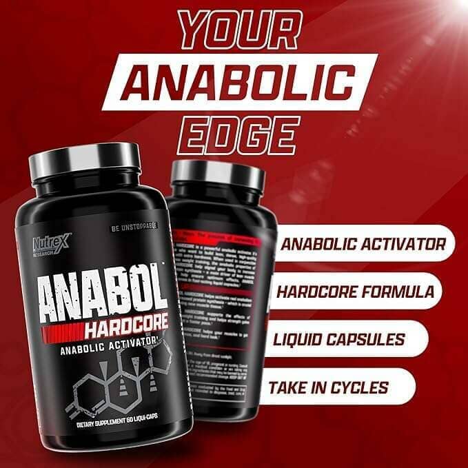 Nutrex Anabol Hardcore, 60 Caps