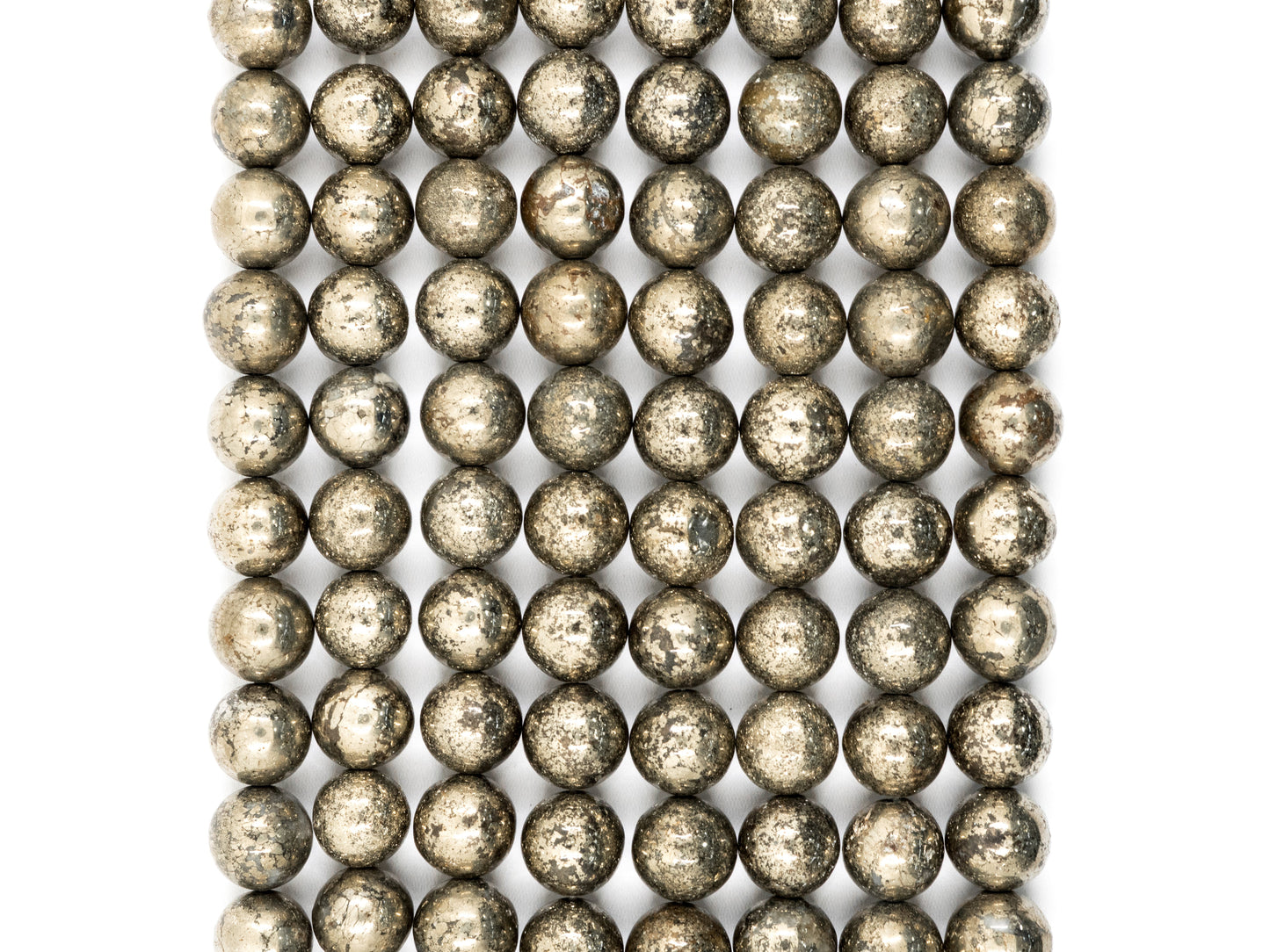 Quality Natural Pyrite  smoothy roundbeads,12mm,SKU#W1