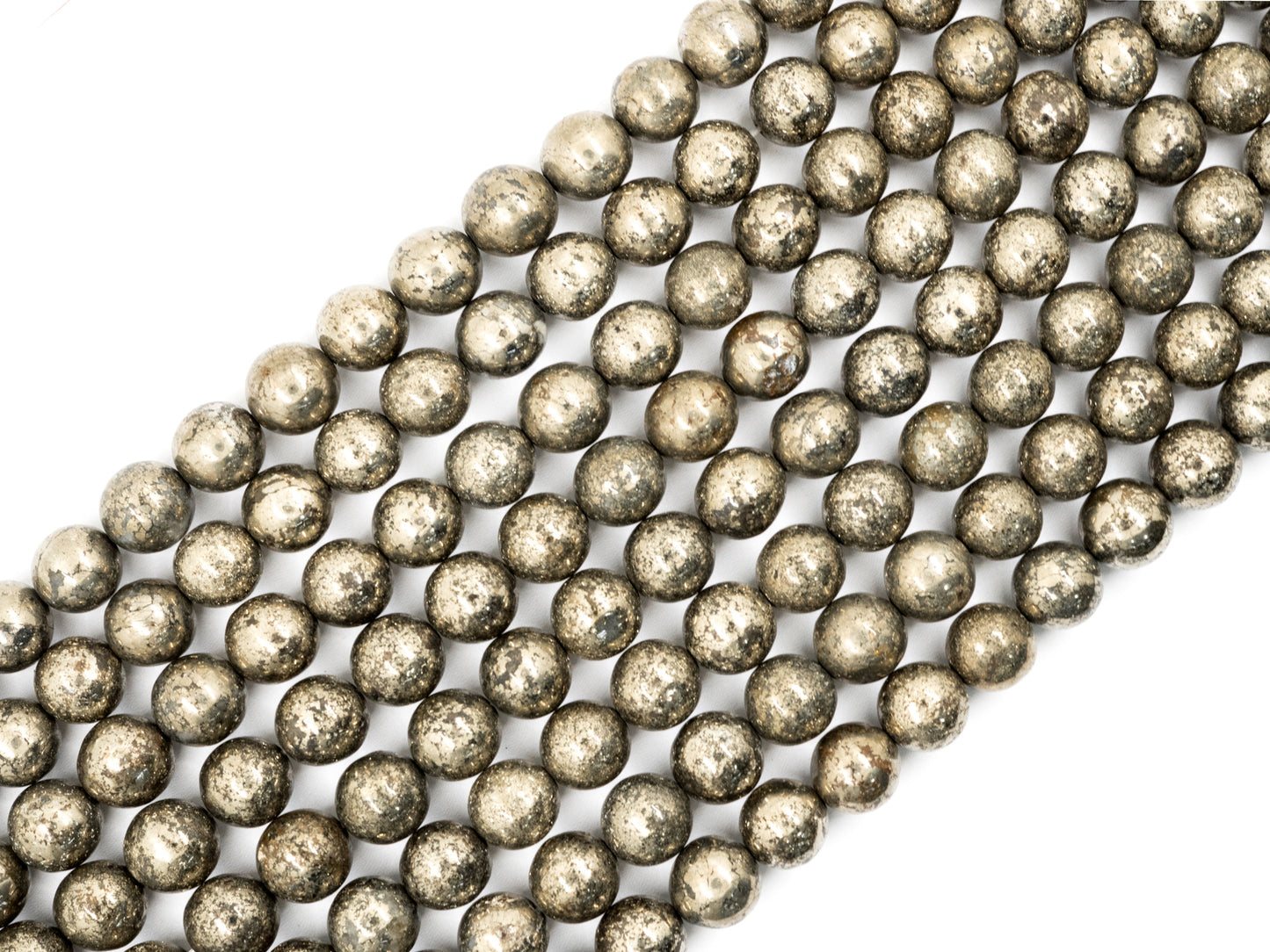 Quality Natural Pyrite  smoothy roundbeads,12mm,SKU#W1