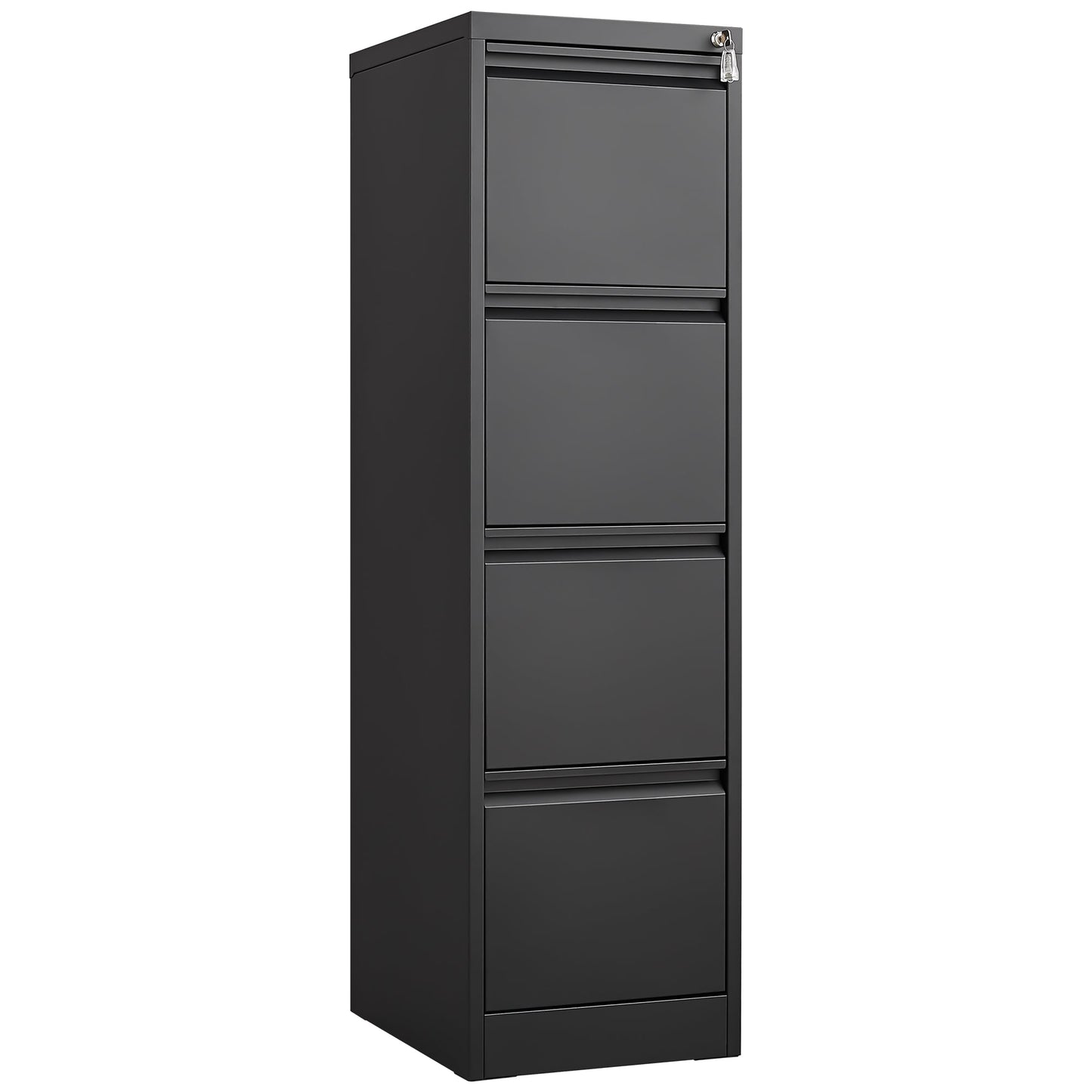 4 Drawer Vertical File Cabinet with Lock