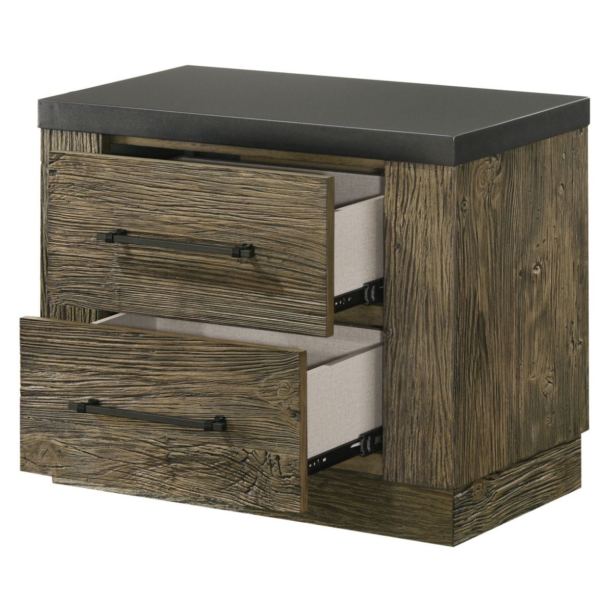 Lance - Nightstand - Tree Bark