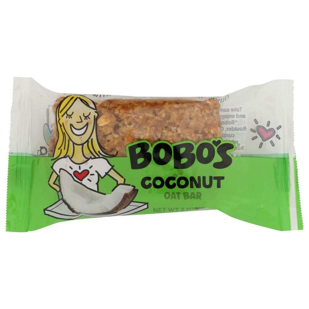 BOBO'S OAT BARS: All Natural Coconut Energy Bar, 3 oz | Healthy Snacks