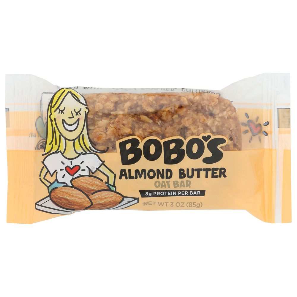 BOBO'S OAT BARS: All Natural Bar Almond, 3 Oz