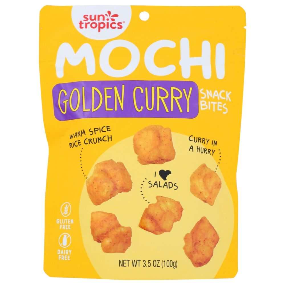 SUN TROPICS: Mochi Golden Curry Snack Bites, 3.5 oz