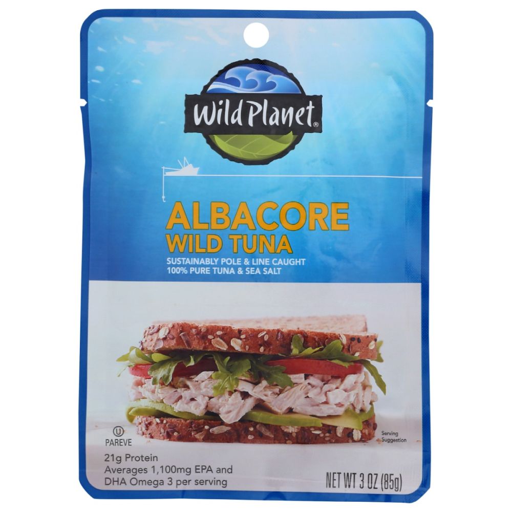 WILD PLANET: Wild Albacore Tuna Pouch, 3 oz