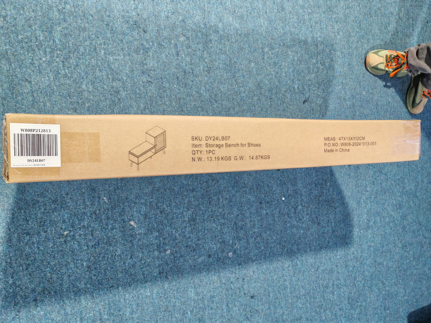 2-in-1 Shoe Storage Bench