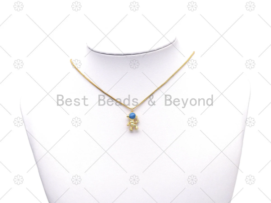 Astronaut Pendant, Astronaut Charm, Sku#LX07