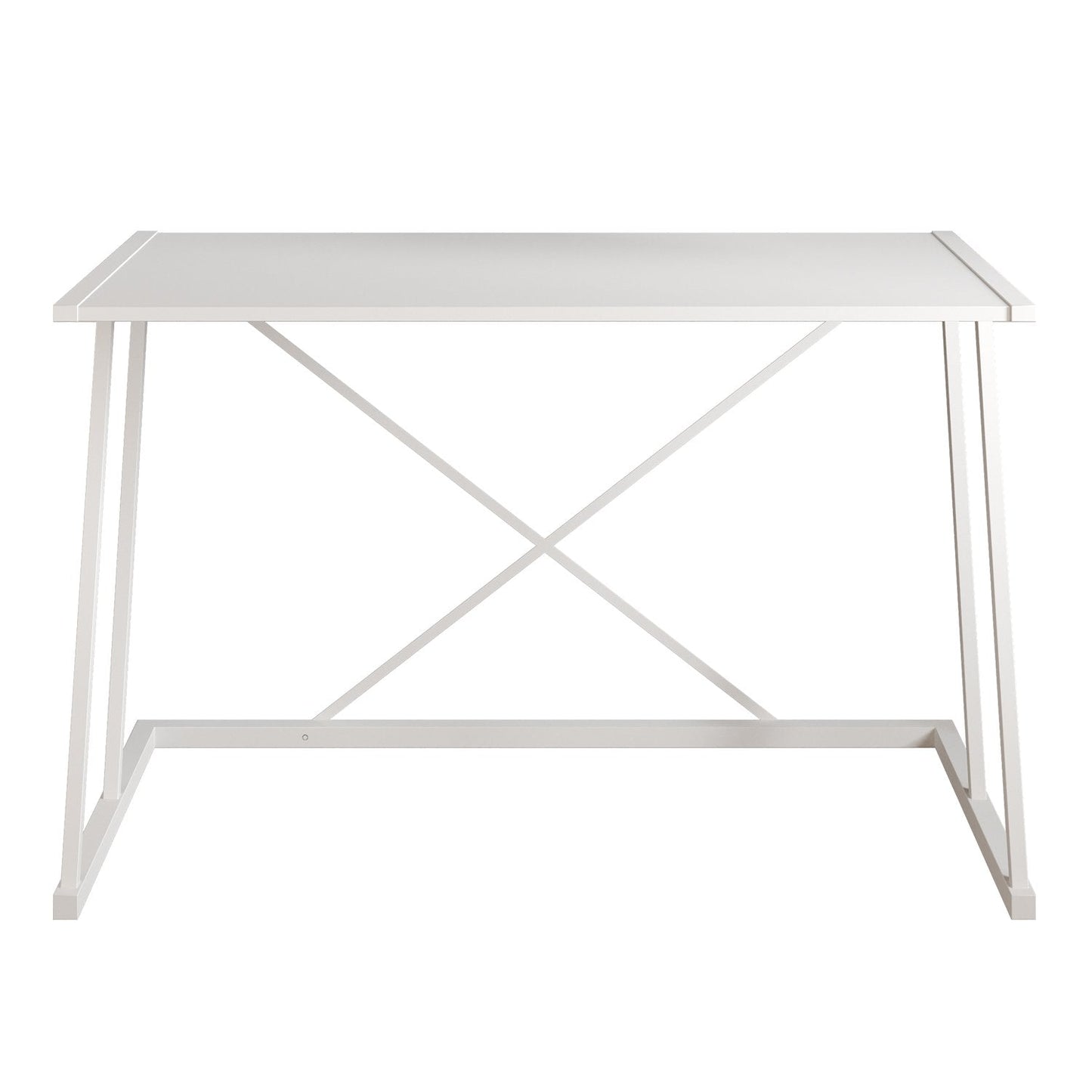 Anemon 47'' Wide Computer Desk with Crossbar Metal Frame