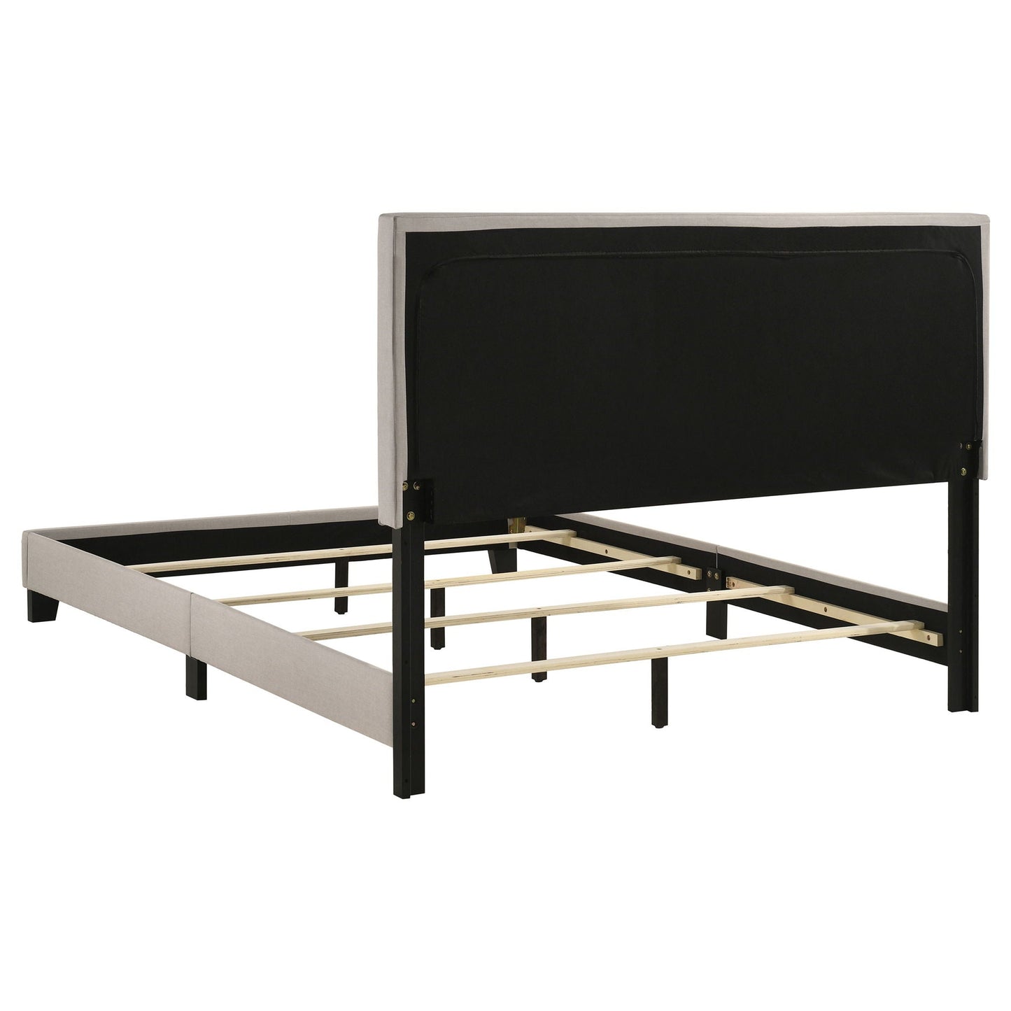 Boyd Upholstered Queen Panel Bed Ivory
