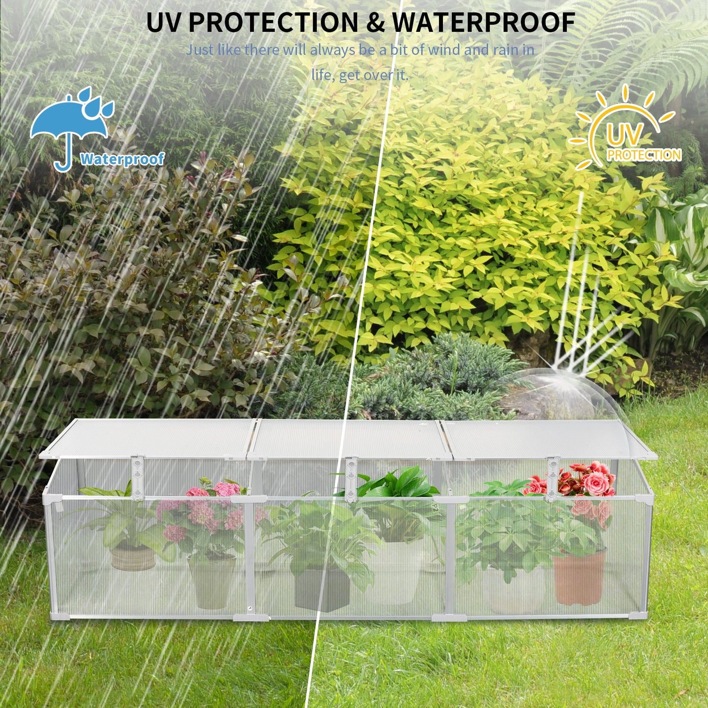 Polycarbonate Greenhouse for Outdoors in Winter