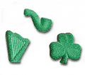 Edible, St Patrick's Sugar Assortment, 1" - 220 Pieces
