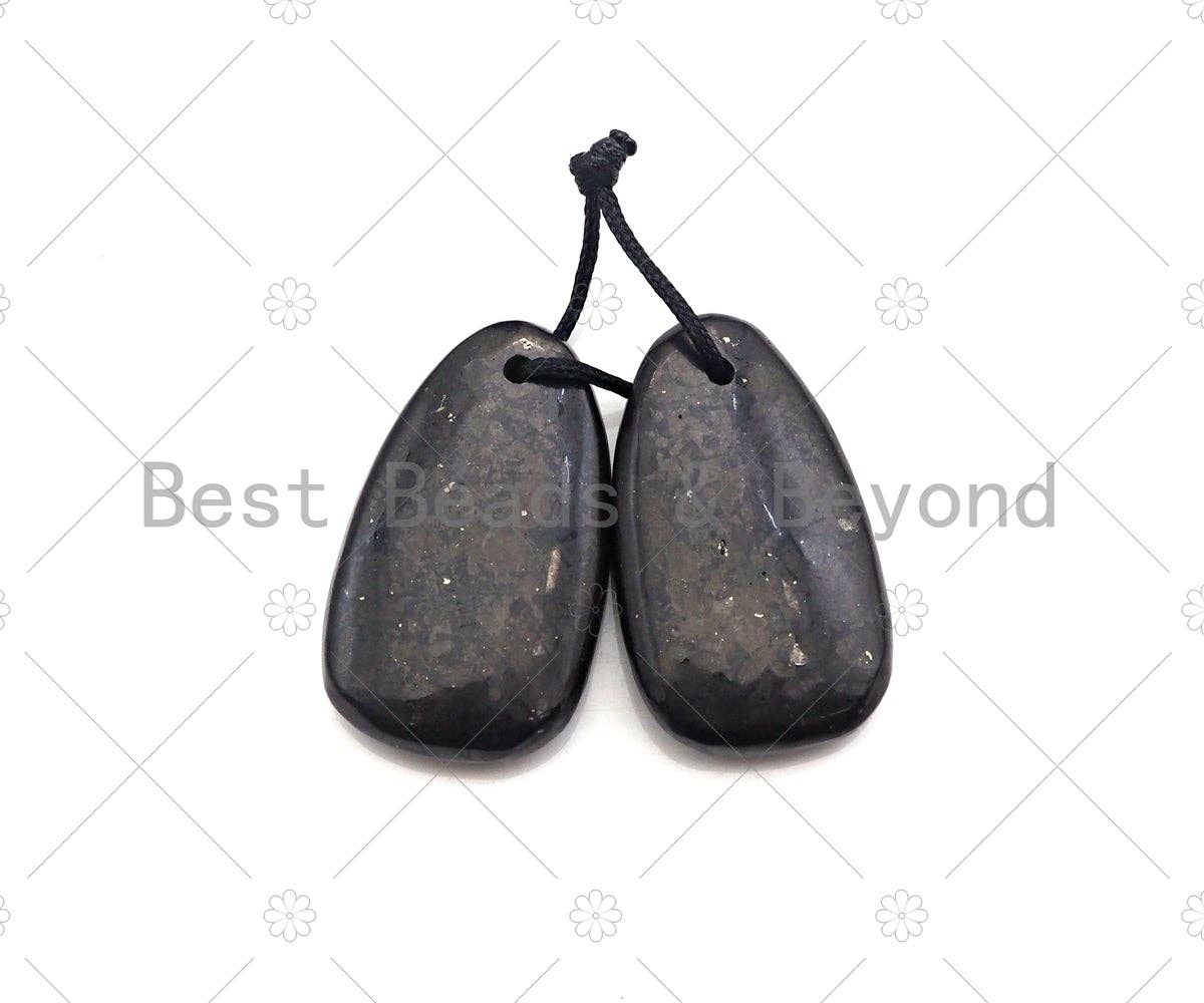 Triangle Shape Shungite stone for EMF Protection, Shungite Authentic Stone, Healing Energy, Meditation, Protection,18x32mm, sku#U991