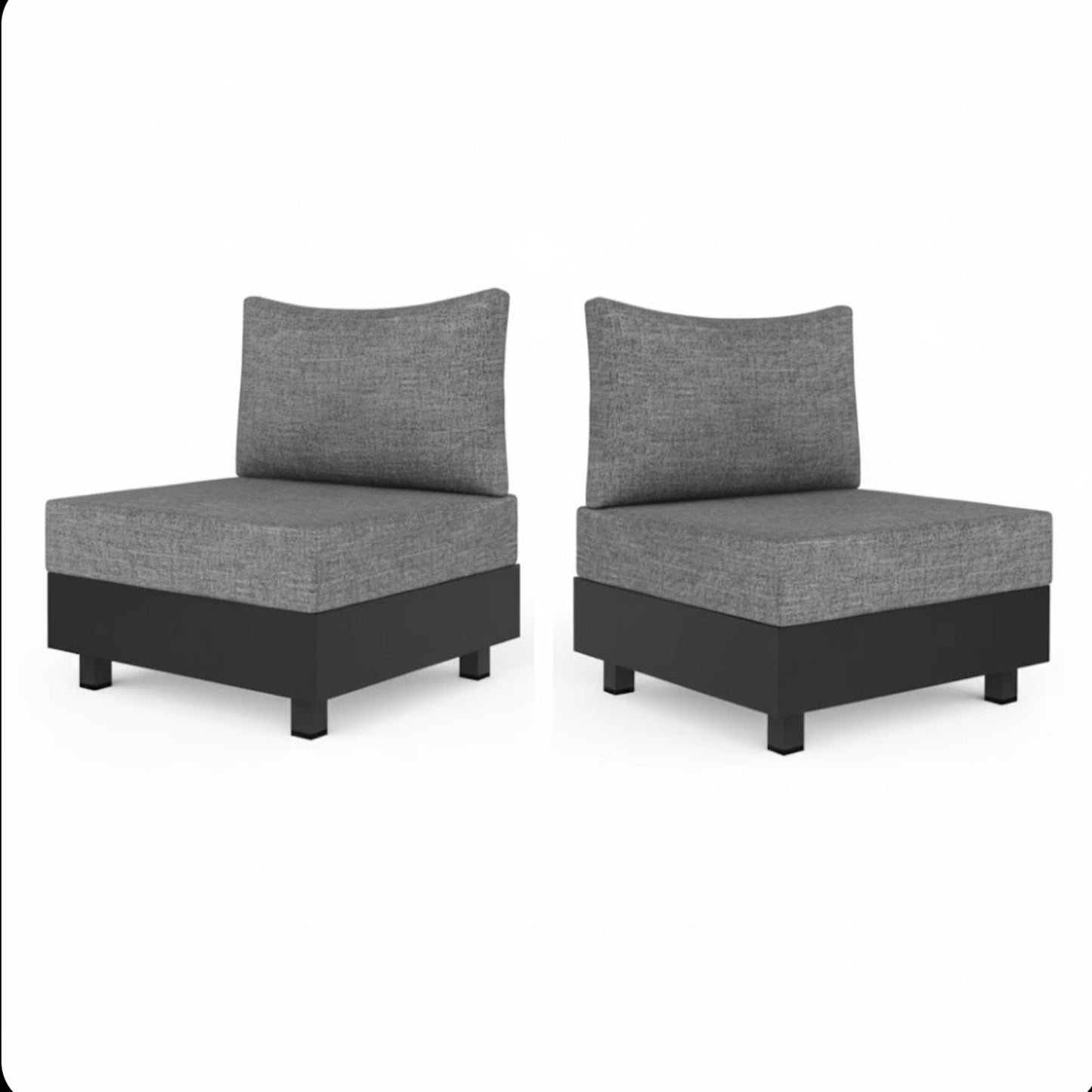 2-Piece Aluminum Patio Seating Set