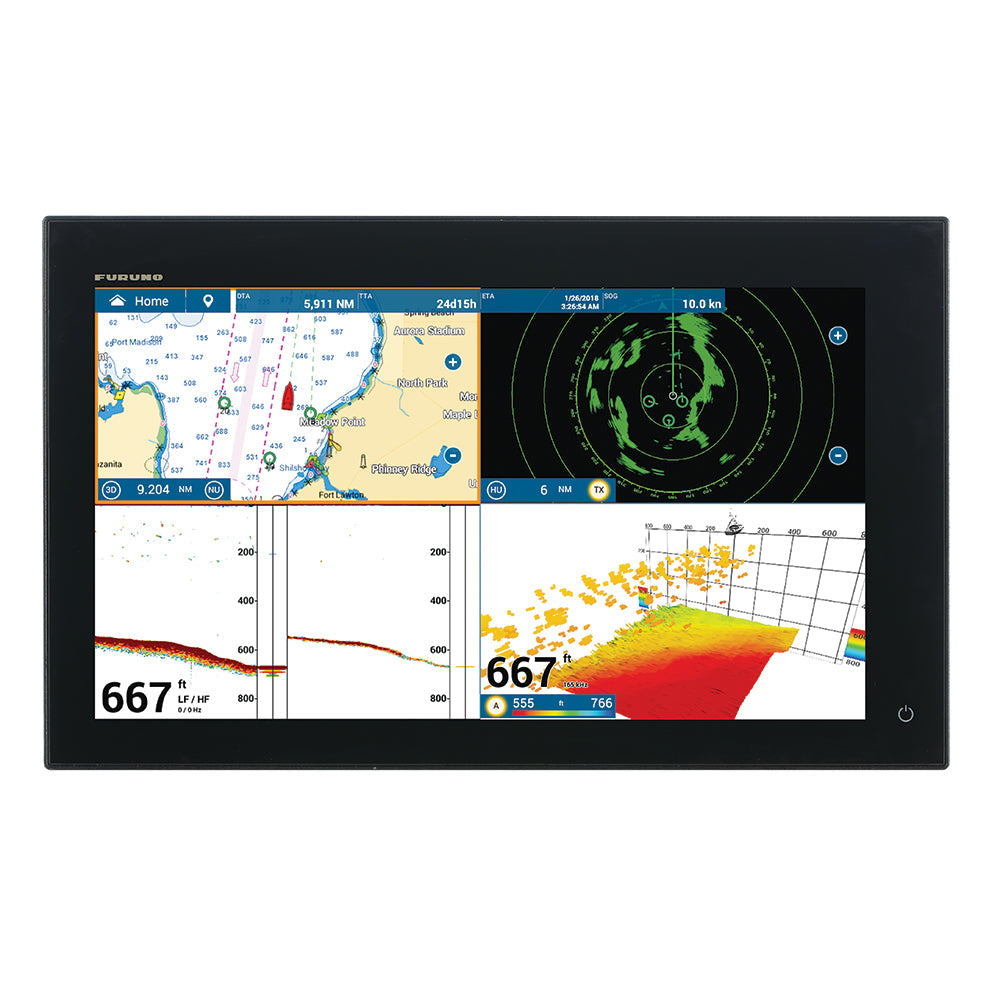フルノ NavNet TZtouch3 19インチ MFD w/1kW デュアル チャンネル CHIRP ソーナー [TZT19F]