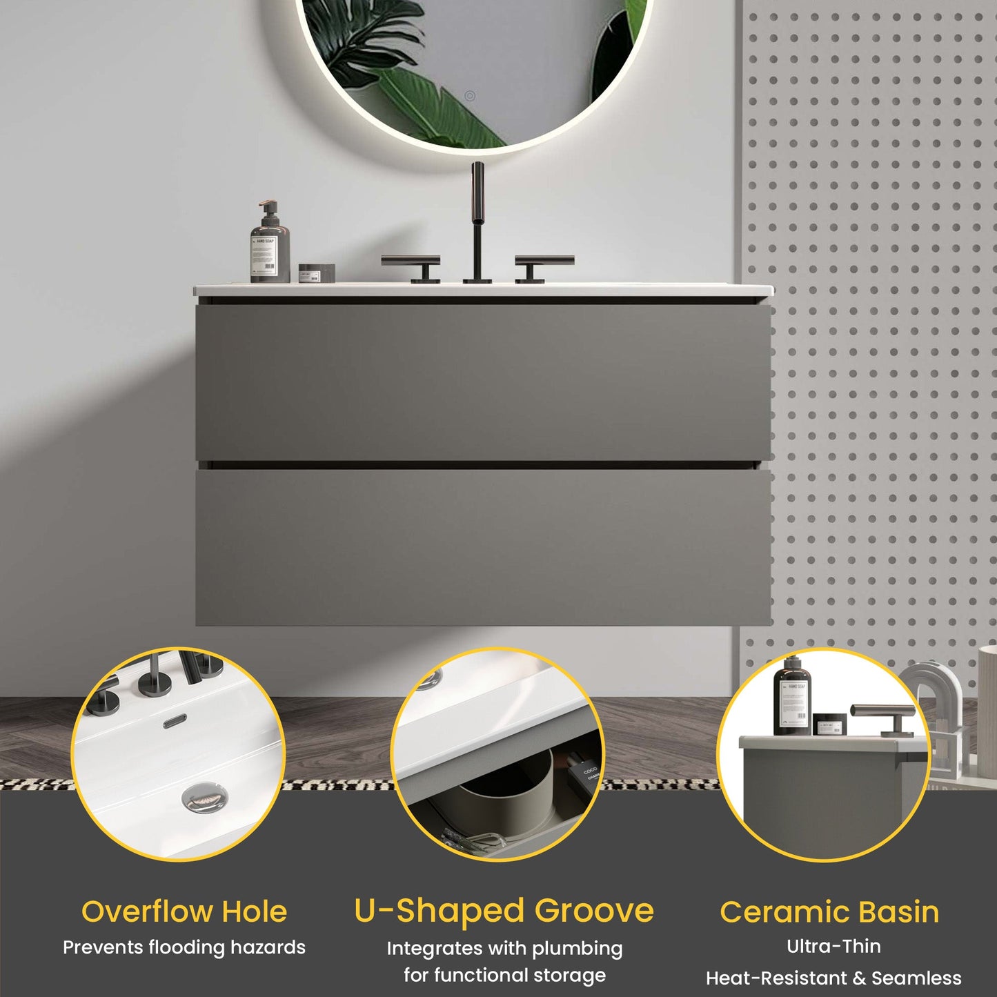 TIA 36" Wall Mount Space