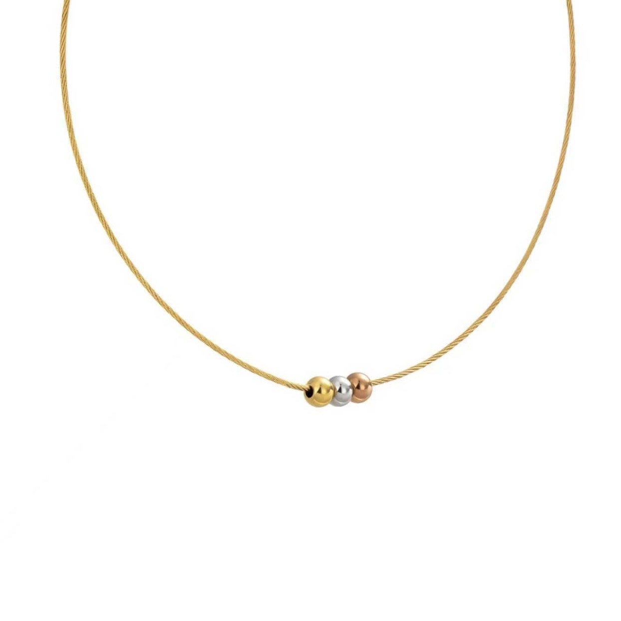 PT302G B.Tiff Triolette Pendant Necklace [Gold Chain]