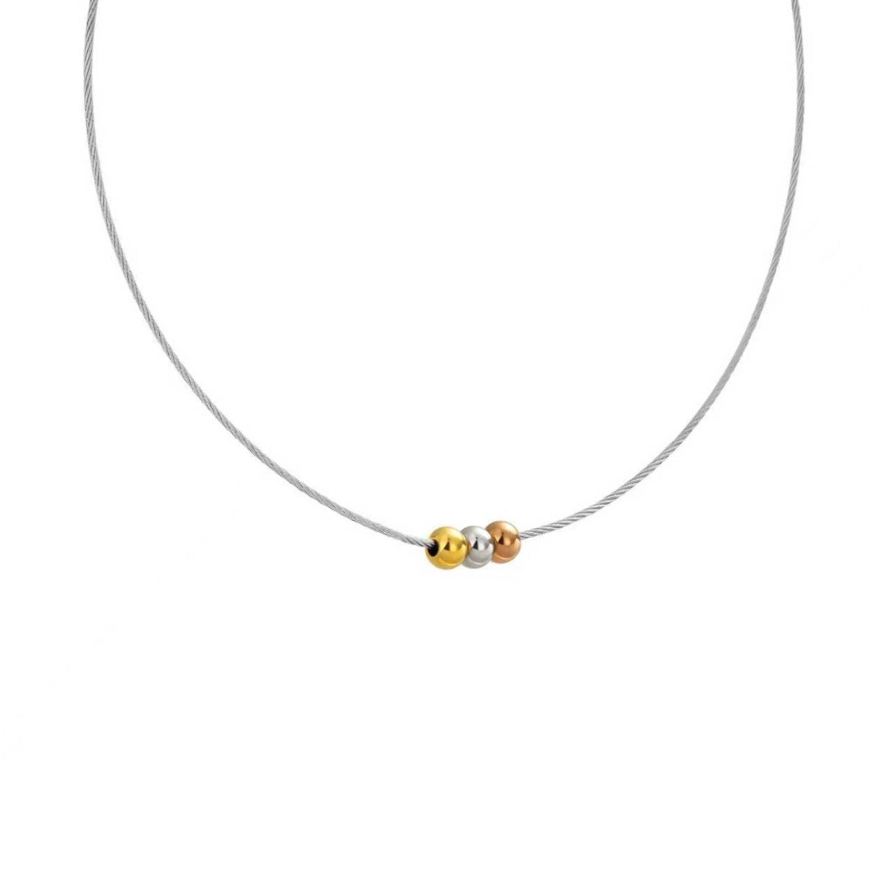 PT302W B.Tiff Triolette Pendant Necklace