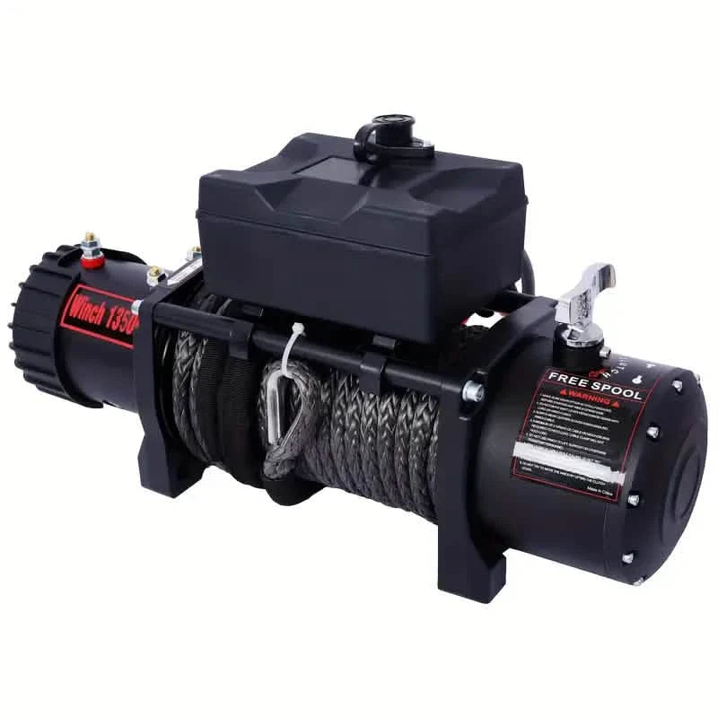 電動ウインチ - 12V DCパワー トーイングトラックオフロード用 ワイヤレスリモコン付き