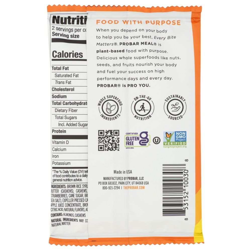 PROBAR: Superfruit Slam Meal Bar, 3 oz