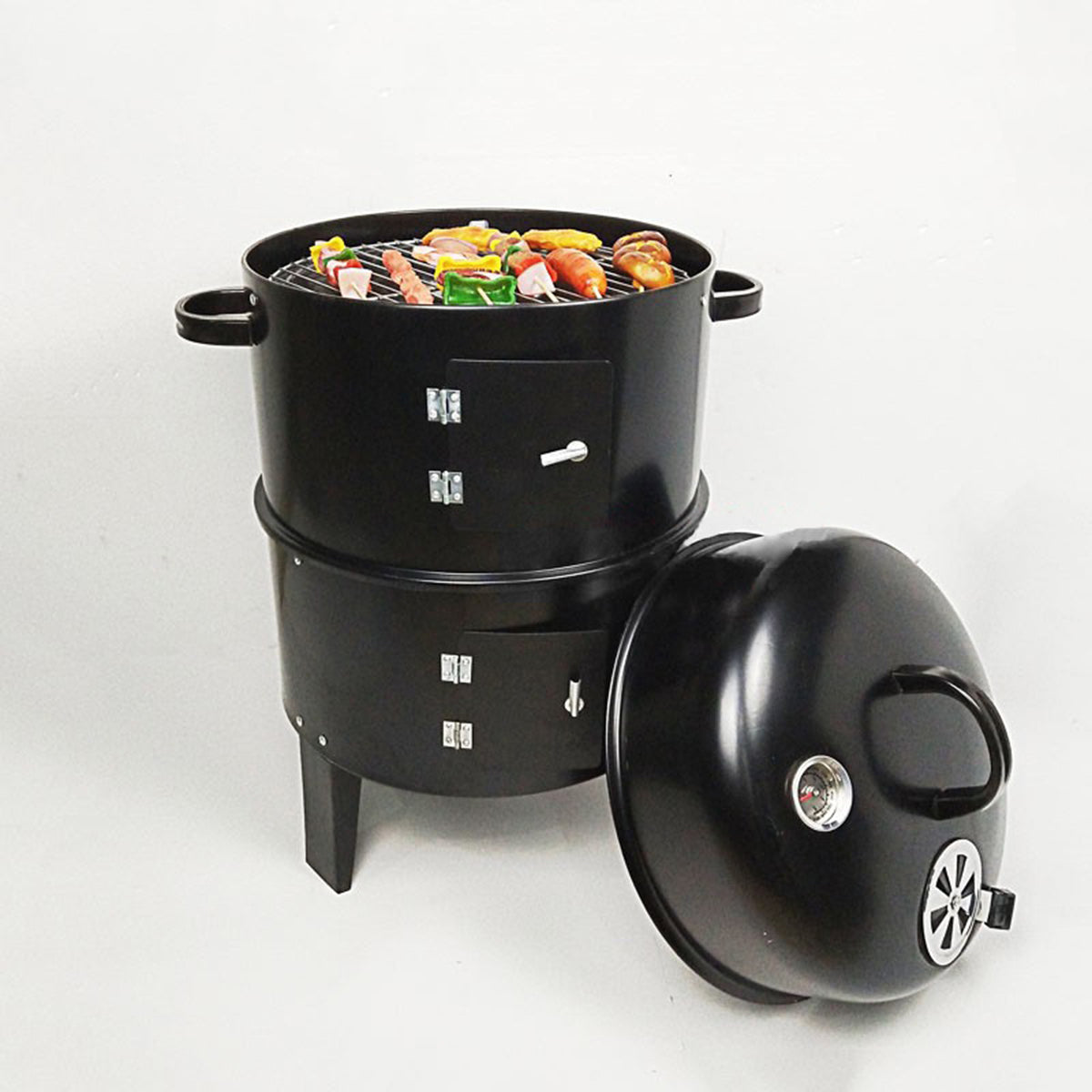 Outdoor Double-Layer Grill