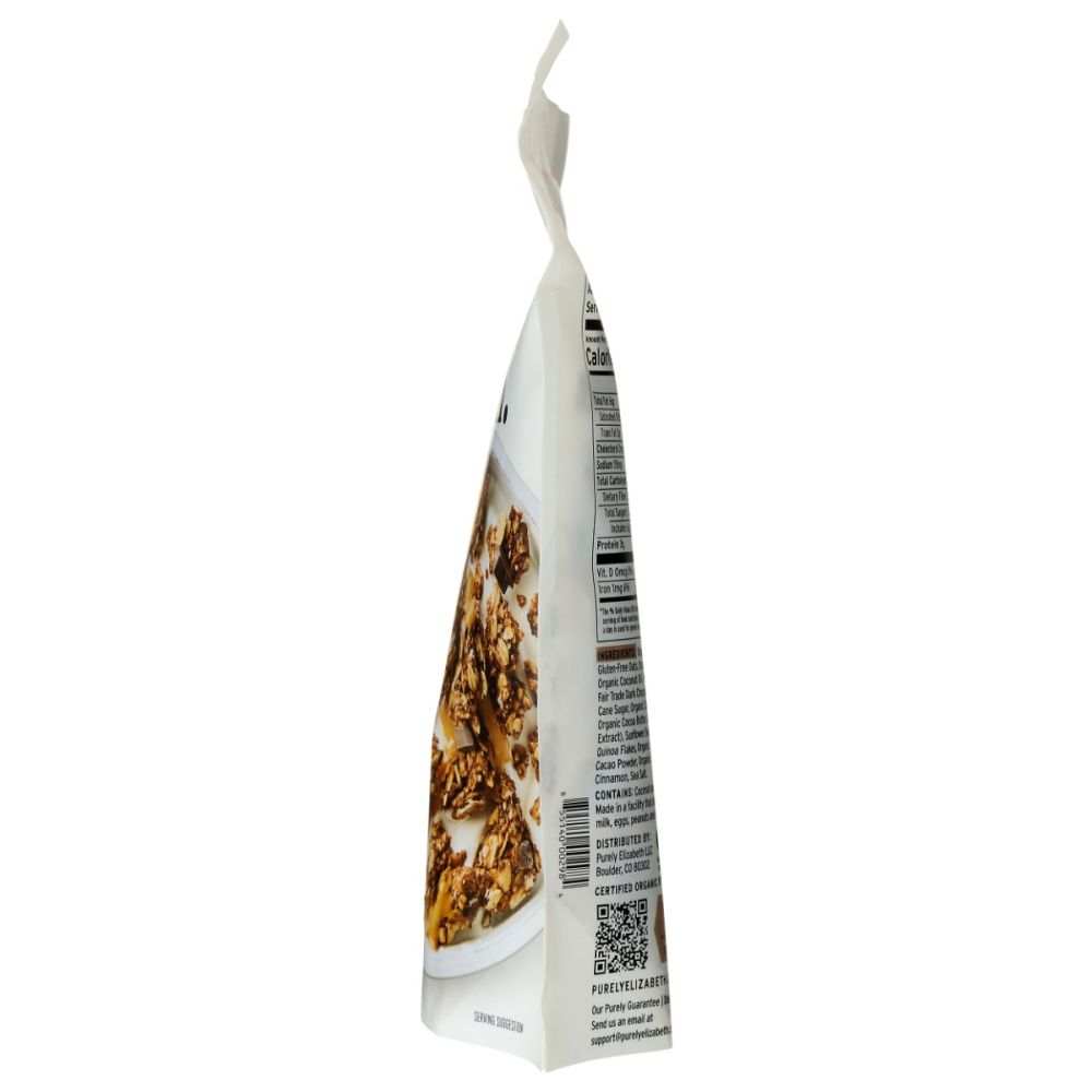 PURELY ELIZABETH: Chocolate Sea Salt Peanut Butter Granola, 10 oz