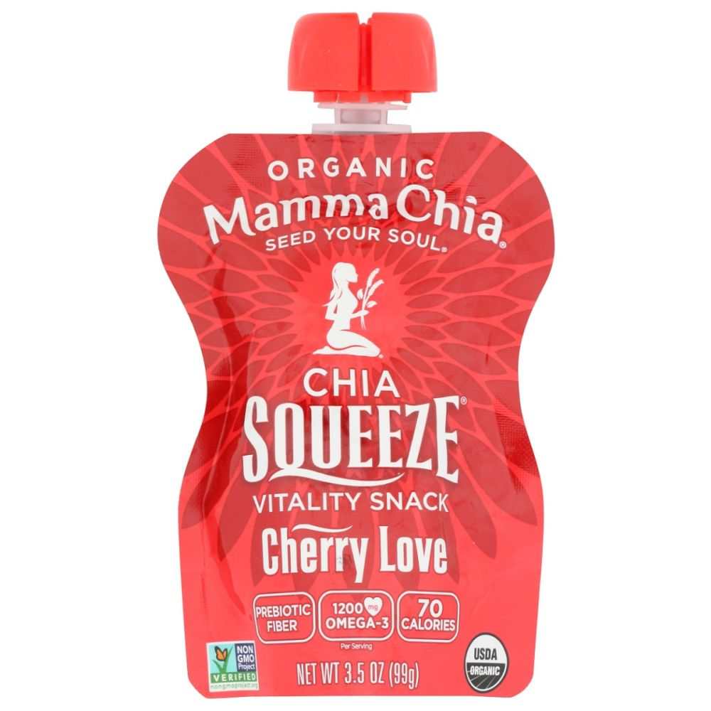 MAMMA CHIA: Organic Chia Squeeze Cherry Beet, 3.5 oz