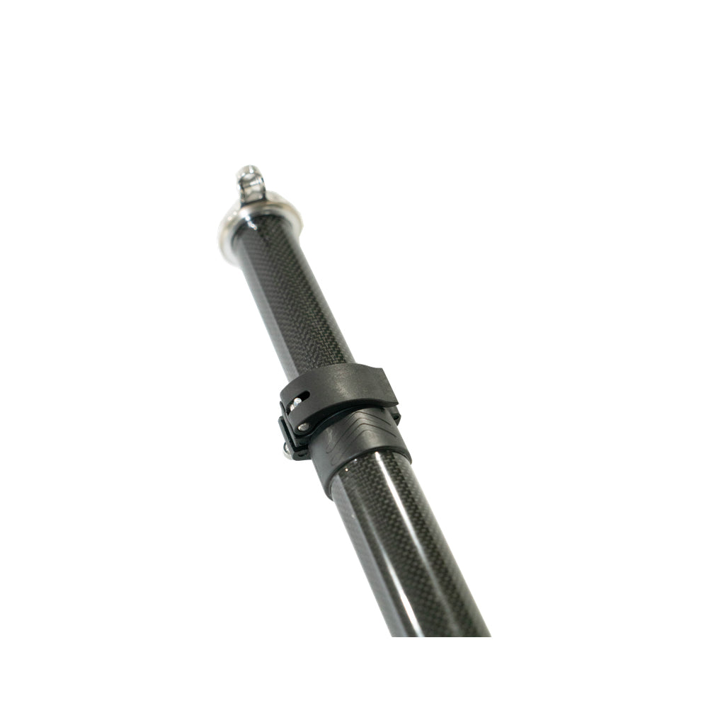 Mâts télescopiques en fibre de carbone TACO Tele-Sun avec sac de transport [T10-7005CF]