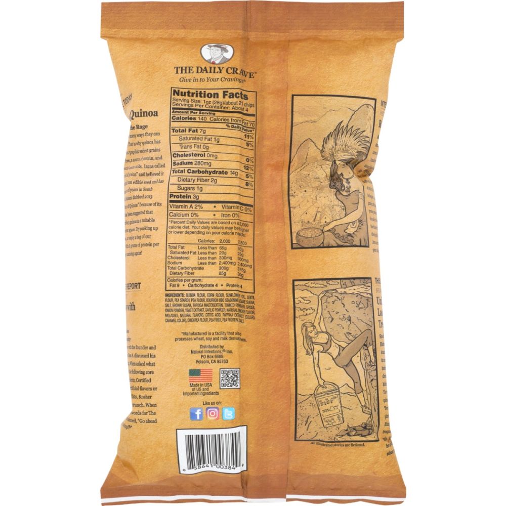 THE DAILY CRAVE: Chip Quinoa Bourbon Bbq, 4.25 oz