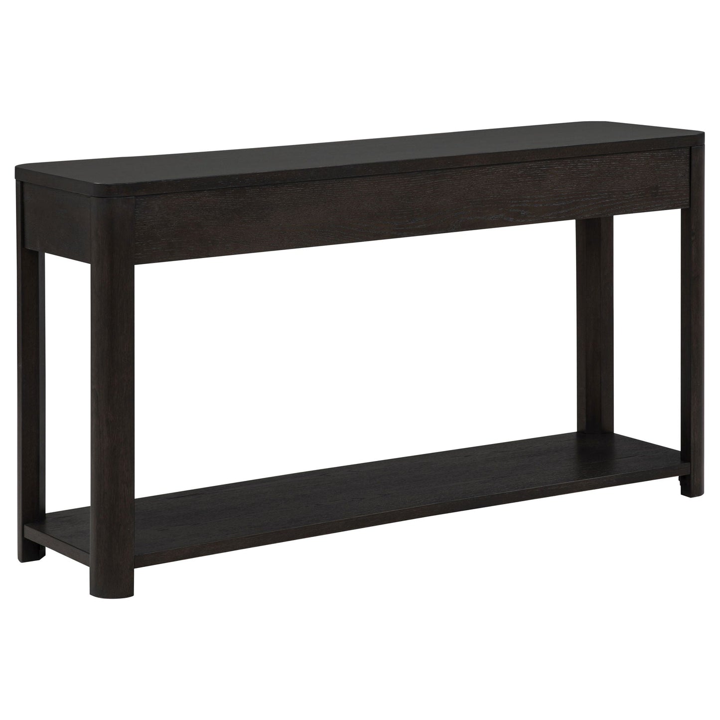 Marcelo Sofa Console Table with 2 Drawers and Shelf Coffee