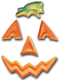 Pumpkin Face Set- *Small*  5 pcs - 96 sets