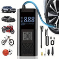 Gonfleur de Pneus Électrique Portable – Compresseur d'Air 150 PSI avec Manomètre Numérique et Lumière LED