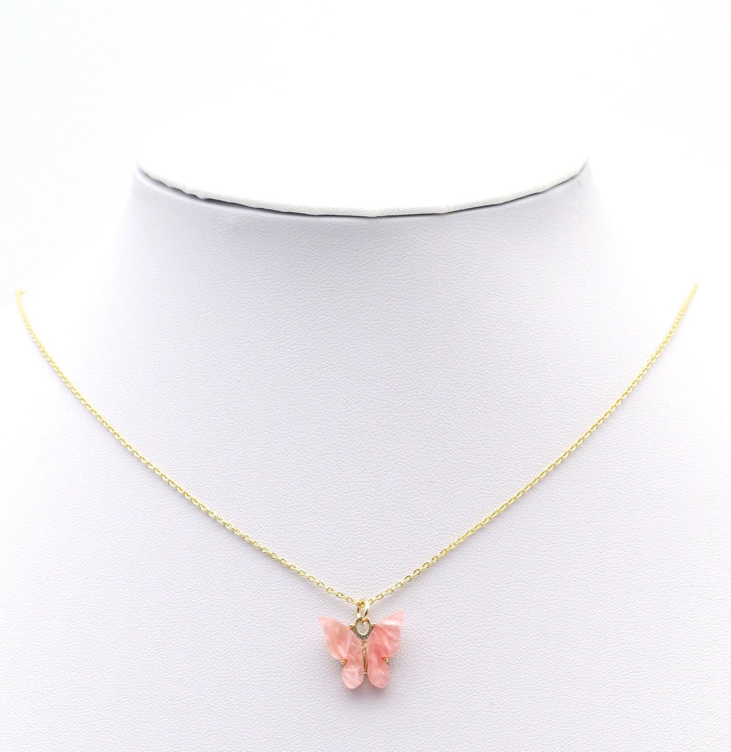 Colorful Butterfly Necklace, Sku#FH219