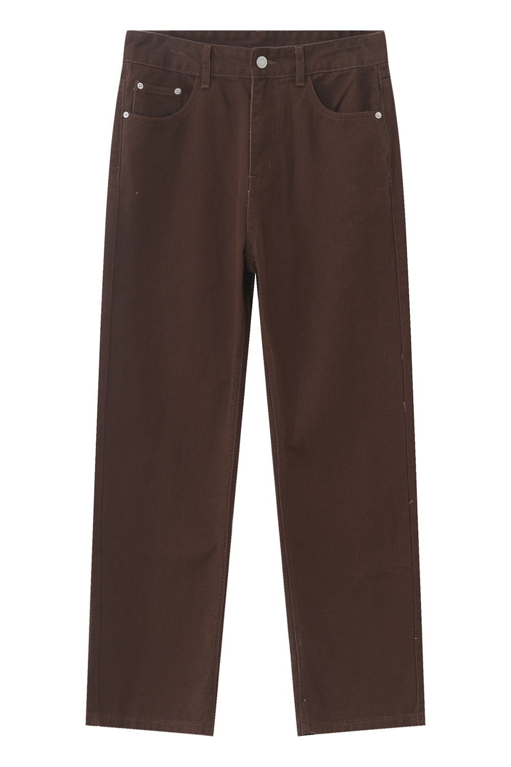 Straight Leg Jeans with Pockets