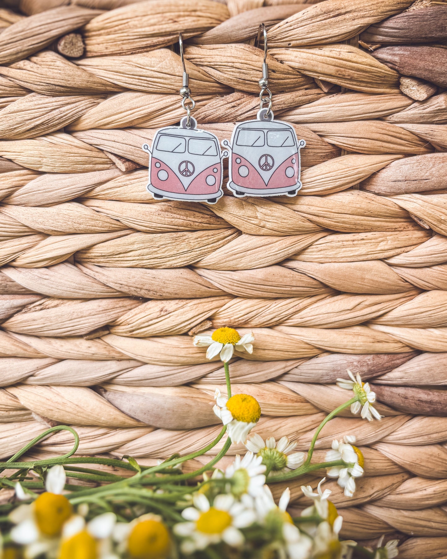 Adorable Vintage Van Earrings
