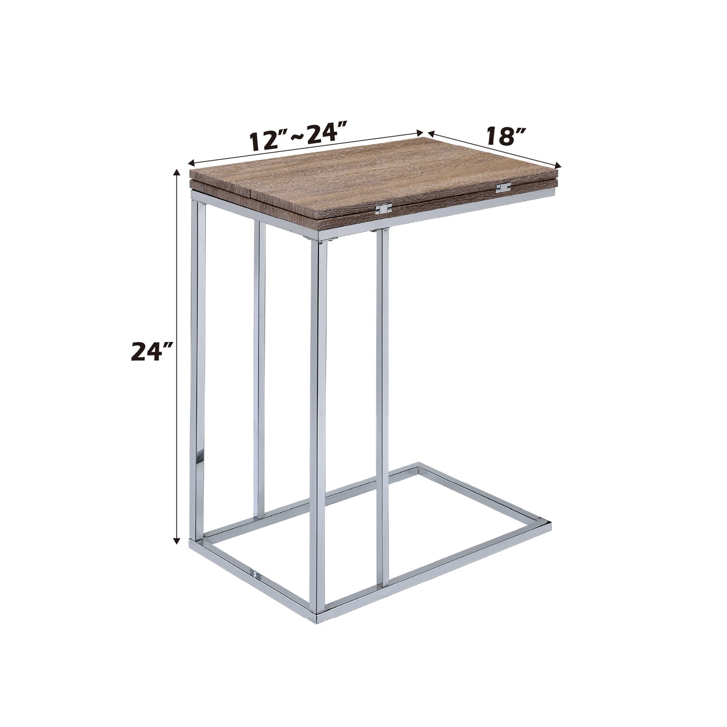 Danson Weathered Accent Table