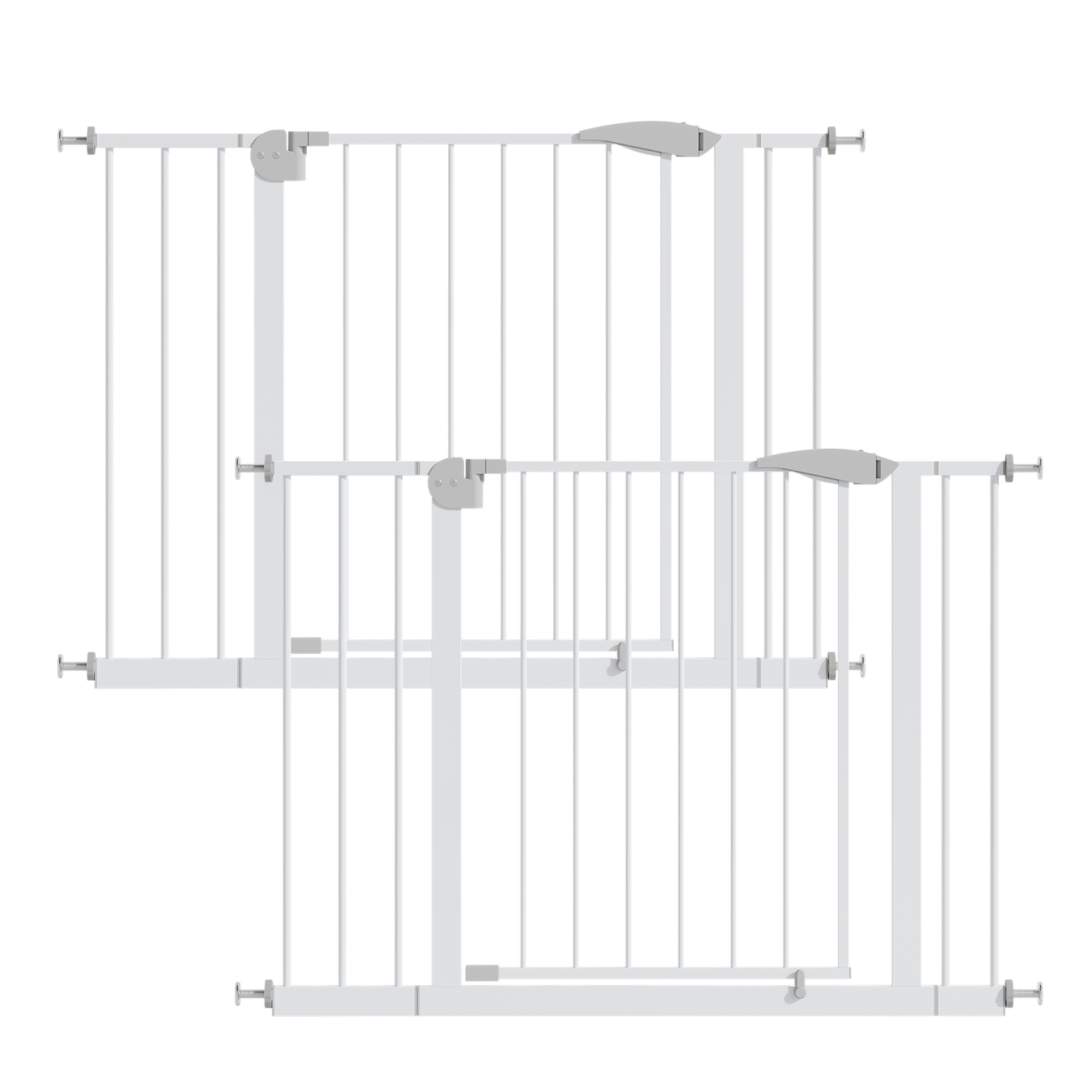 2 Pack 29.5-44.1" Wide Baby Gate for Stairs