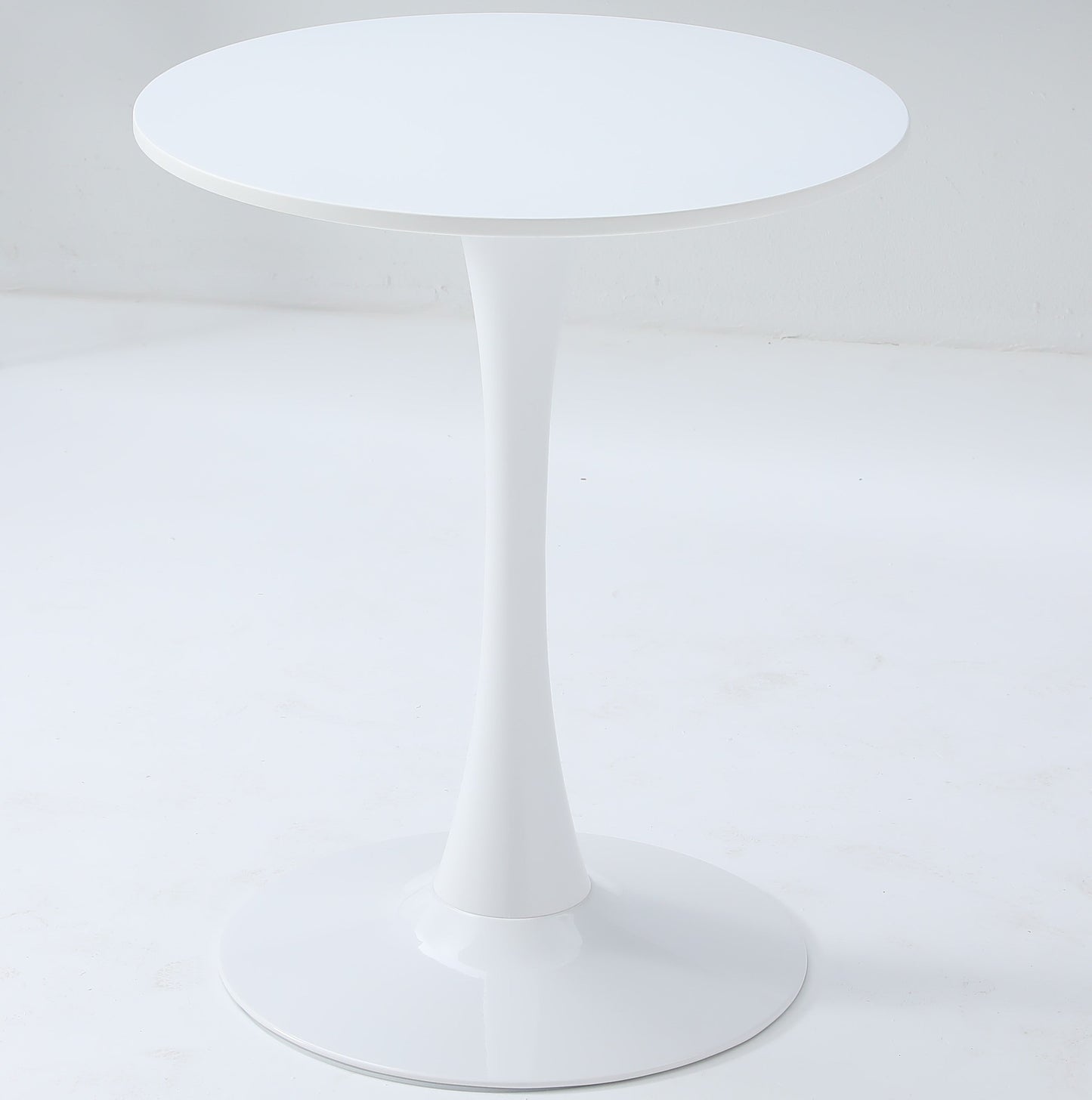 White Round Dining Table