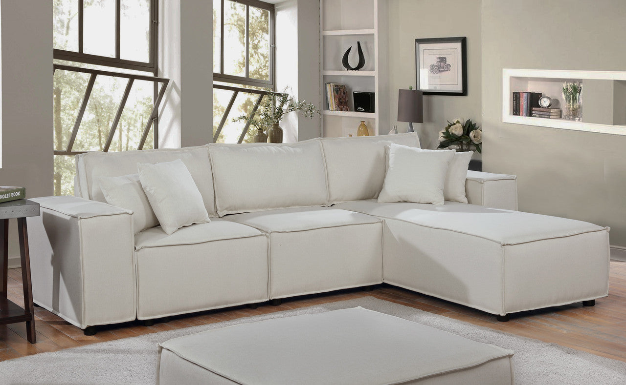 Harvey 104" Sofa with Reversible Chaise