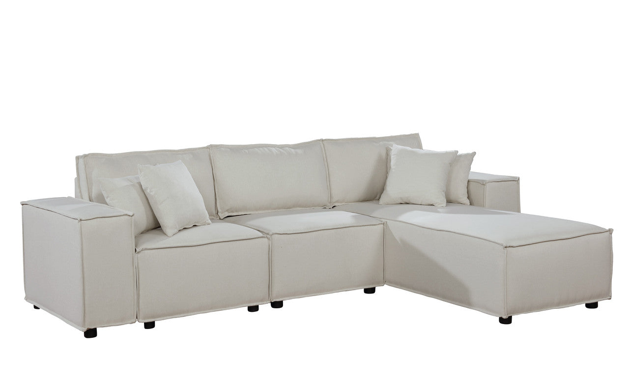 Harvey 104" Sofa with Reversible Chaise