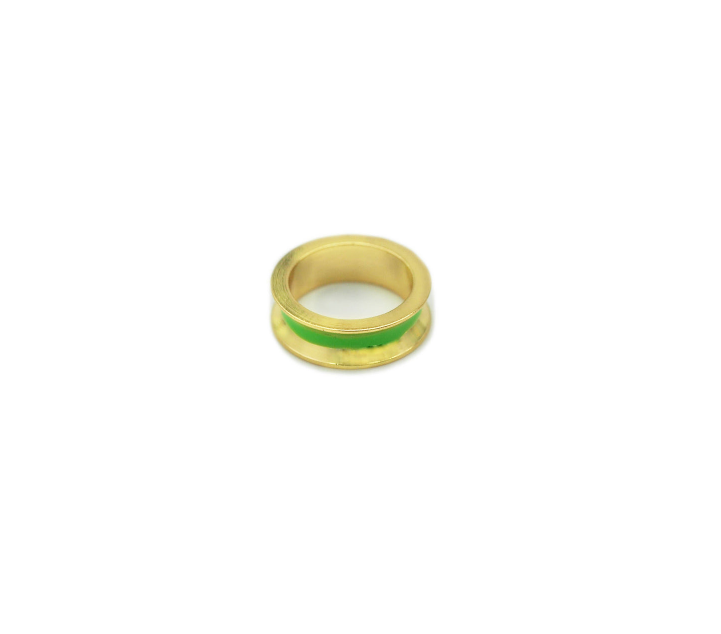 Large Hole Enamel Round Spacer Beads, Sku#LK654