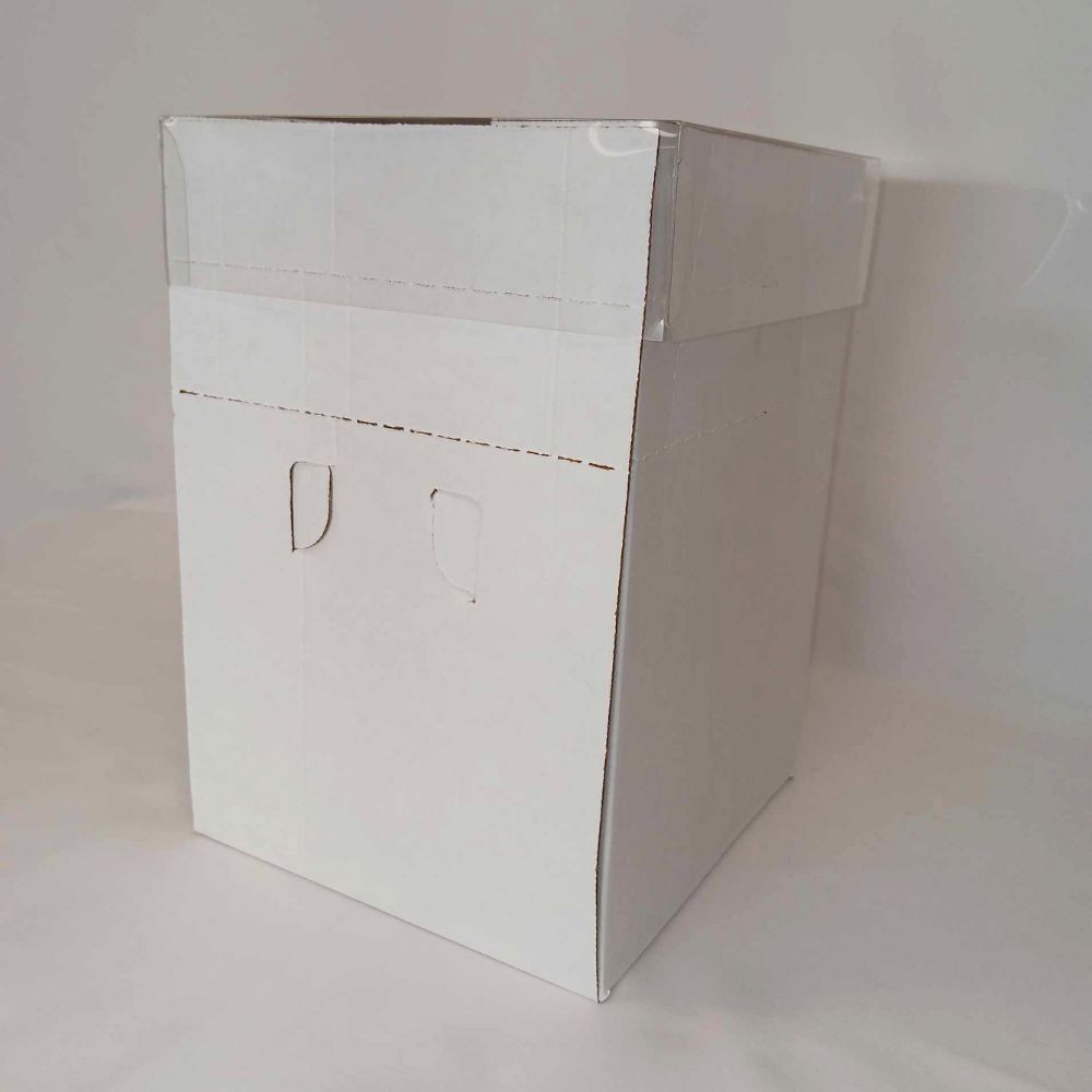 調節可能ケーキ／ベーカリー輸送ボックス - 8" x 8" x 12" - 3個入り