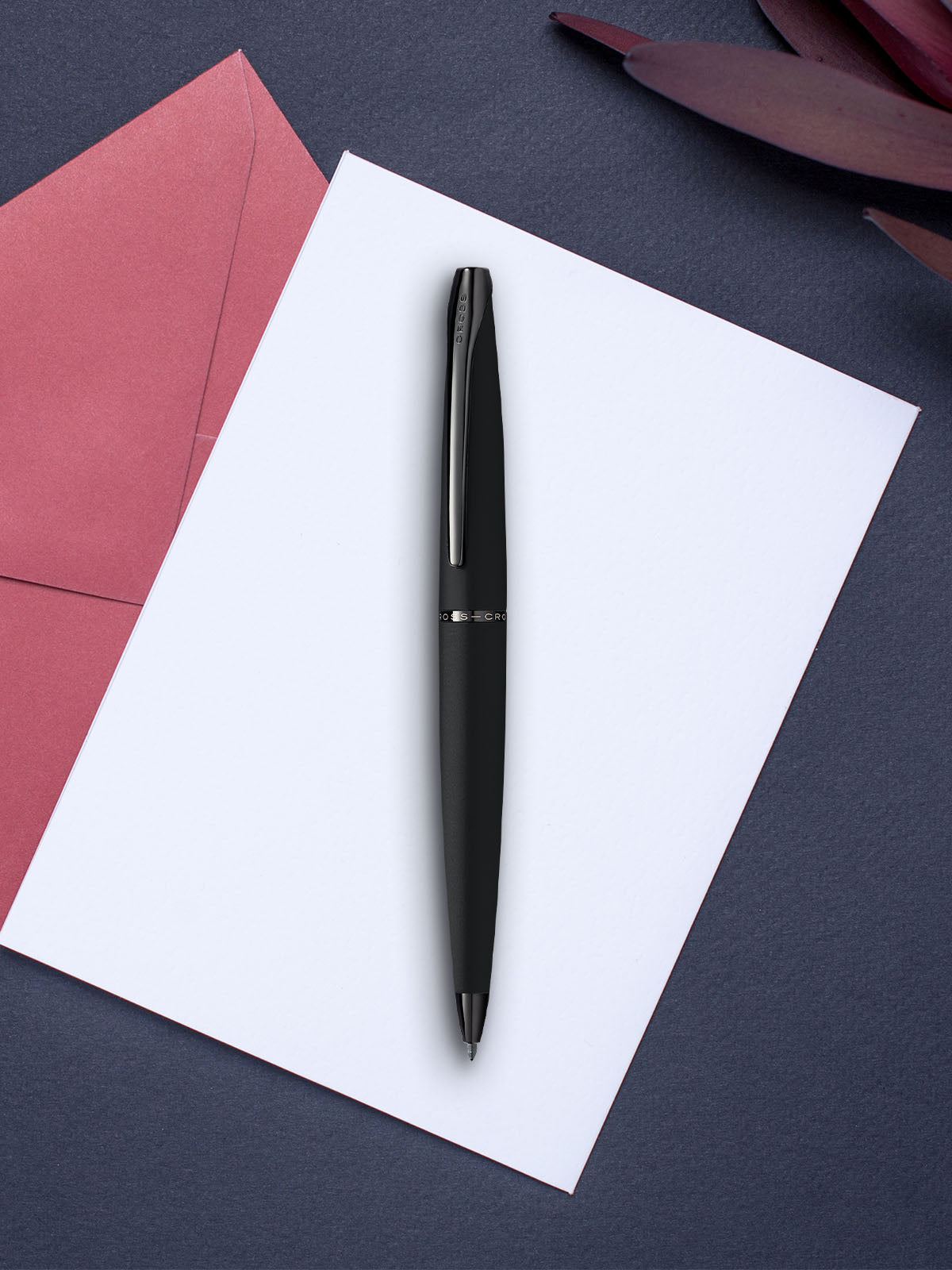 ATX® Matte Black with Black Appointments Ballpoint Pen