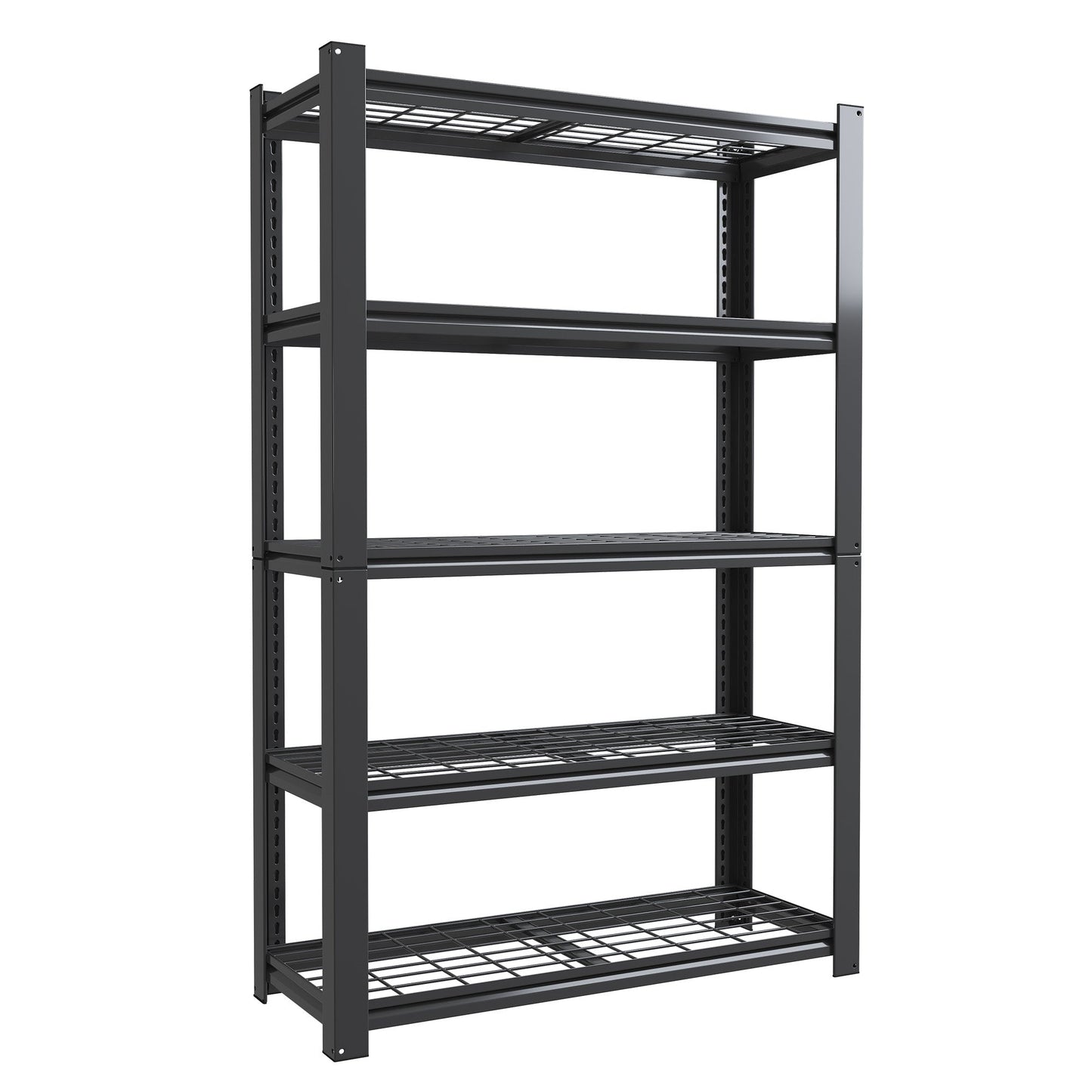 72"H 5-Tier Adjustable Heavy Duty Shelving Rack